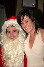 Carole and Santa